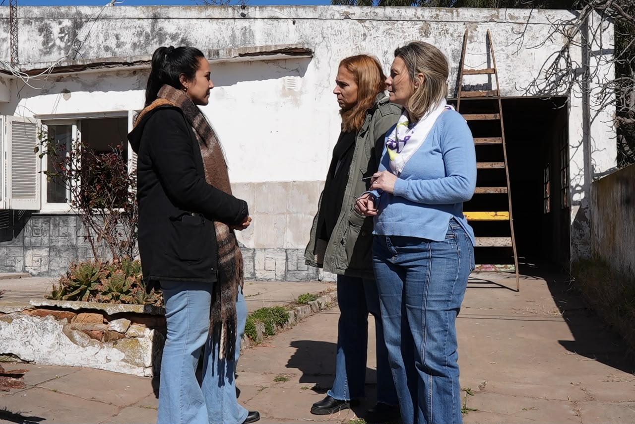 GENTILE RECORRIÓ LAS OBRAS DE REACONDICIONAMIENTO DEL DESTACAMENTO POLICIAL DE MOREA